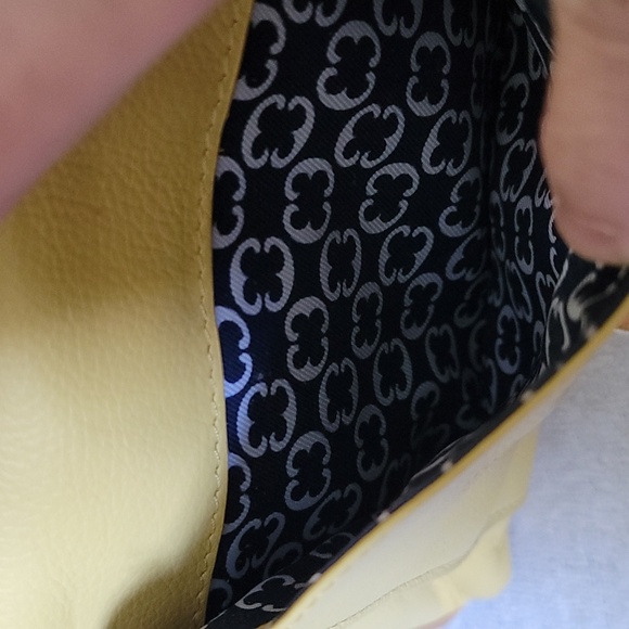 Emma Fox yellow/tan leather crossbody handbag - Picture 10 of 16